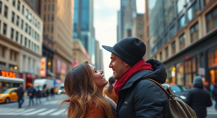 Couple at free dating site meet in New York city